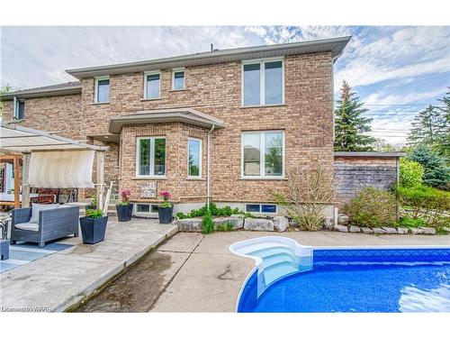 332 Woolwich Street, Kitchener, ON - Outdoor With In Ground Pool With Backyard