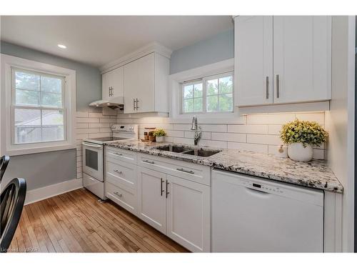 205 Park Street, Kitchener, ON - Indoor Photo Showing Kitchen With Double Sink With Upgraded Kitchen