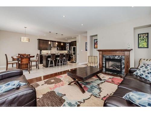 141 Redtail Street, Kitchener, ON - Indoor Photo Showing Living Room With Fireplace