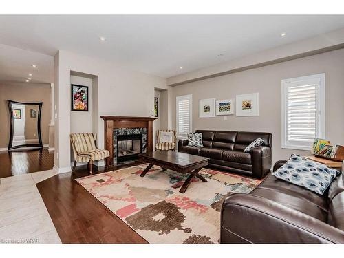 141 Redtail Street, Kitchener, ON - Indoor Photo Showing Living Room With Fireplace