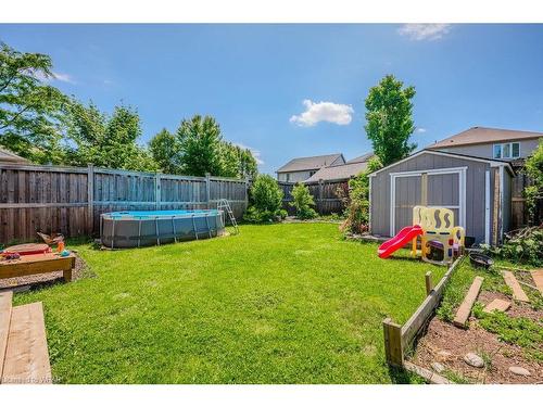 141 Redtail Street, Kitchener, ON - Outdoor With Above Ground Pool With Backyard