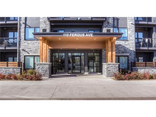 420-110 Fergus Avenue, Kitchener, ON - Outdoor With Balcony With Facade