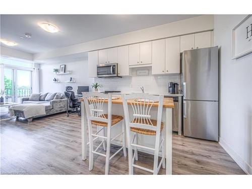 420-110 Fergus Avenue, Kitchener, ON - Indoor Photo Showing Kitchen With Stainless Steel Kitchen