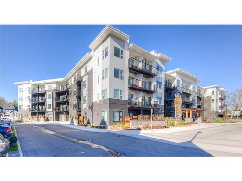 420-110 Fergus Avenue, Kitchener, ON - Outdoor With Balcony With Facade