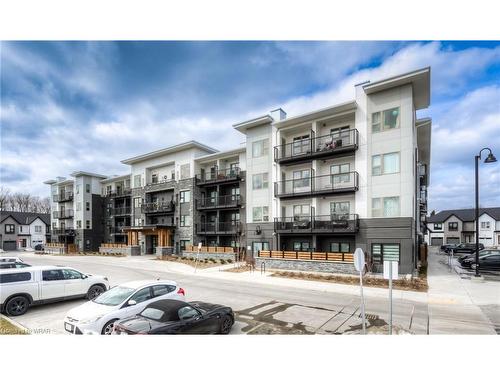 420-110 Fergus Avenue, Kitchener, ON - Outdoor With Balcony With Facade