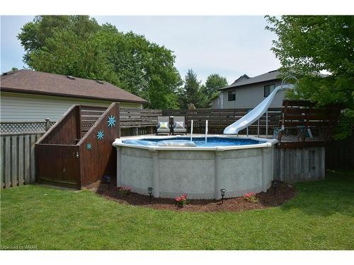 66 Schweitzer Street, Kitchener, ON - Outdoor With Above Ground Pool With Backyard With Exterior