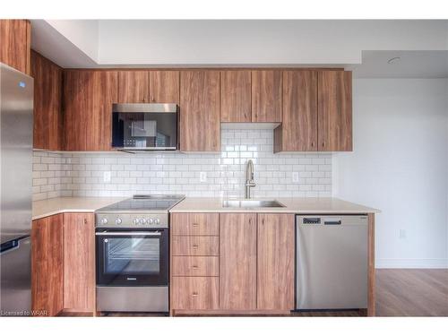 609-15 Wellington Street S, Kitchener, ON - Indoor Photo Showing Kitchen