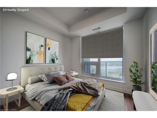 609-15 Wellington Street S, Kitchener, ON - Indoor Photo Showing Bedroom