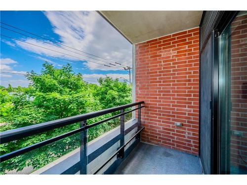 218-155 St Leger Street, Kitchener, ON - Outdoor With Balcony With Exterior