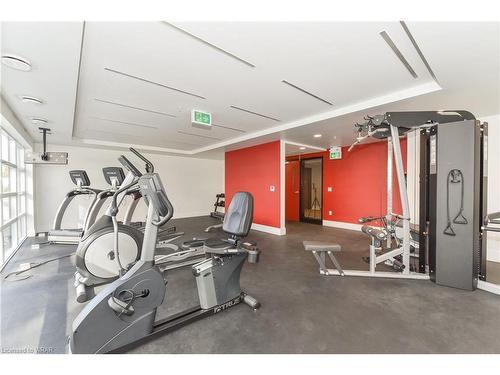 218-155 St Leger Street, Kitchener, ON - Indoor Photo Showing Gym Room