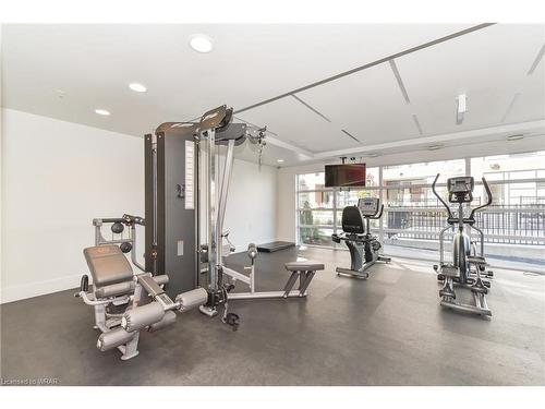 218-155 St Leger Street, Kitchener, ON - Indoor Photo Showing Gym Room