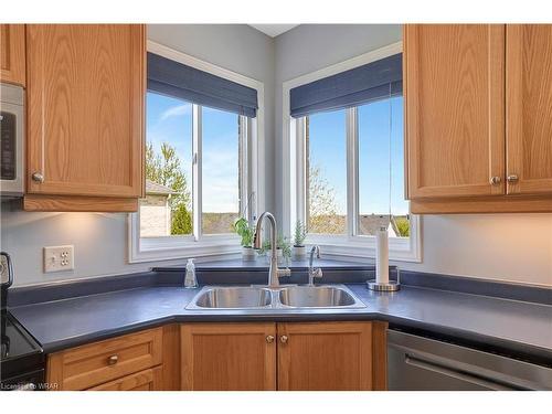 32 Apple Ridge Drive, Kitchener, ON - Indoor Photo Showing Kitchen With Double Sink