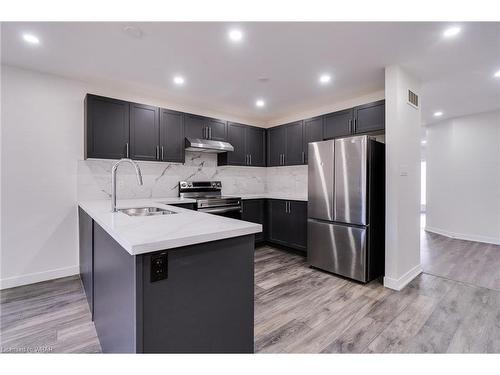 36 Pony Way Way, Kitchener, ON - Indoor Photo Showing Kitchen With Double Sink With Upgraded Kitchen