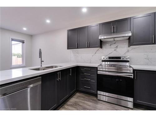 36 Pony Way Way, Kitchener, ON - Indoor Photo Showing Kitchen With Double Sink