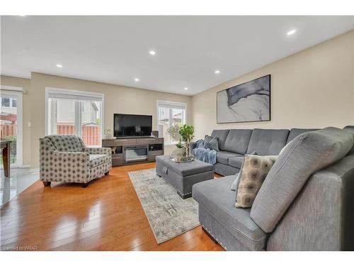 8 Bugdale Drive, Cambridge, ON - Indoor Photo Showing Living Room With Fireplace