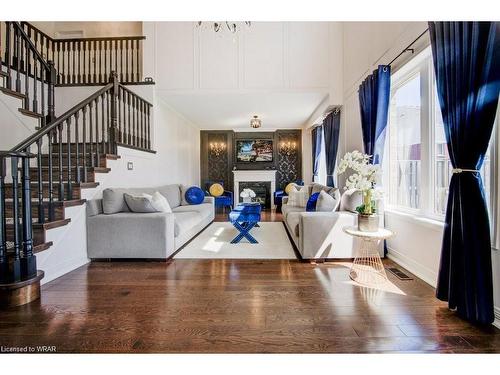 159 Dolman Street, Breslau, ON - Indoor Photo Showing Living Room With Fireplace