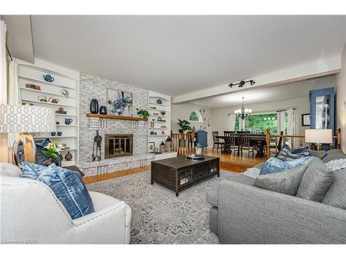 210 Glenforest Road, Cambridge, ON - Indoor Photo Showing Living Room With Fireplace