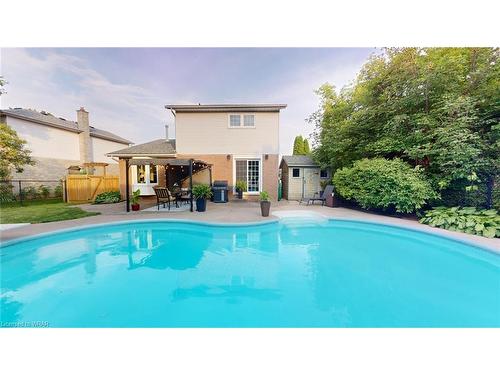 52 Rushbrook Drive, Kitchener, ON - Outdoor With In Ground Pool With Backyard With Exterior