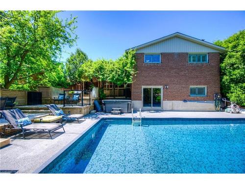46 Cavalier Place, Waterloo, ON - Outdoor With In Ground Pool With Deck Patio Veranda