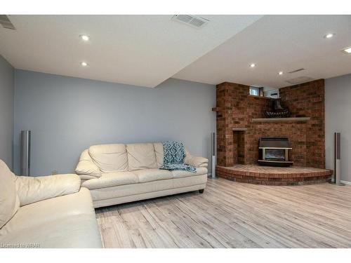 12 Hubert Street, Cambridge, ON - Indoor Photo Showing Living Room With Fireplace