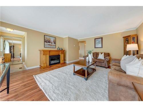 68 Appalachian Crescent, Kitchener, ON - Indoor Photo Showing Living Room With Fireplace