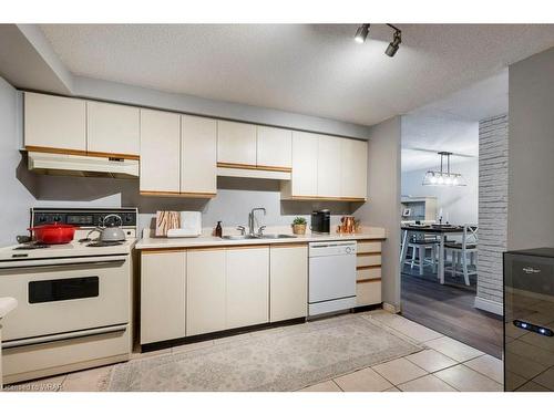 604-55 Green Valley Drive, Kitchener, ON - Indoor Photo Showing Kitchen With Double Sink