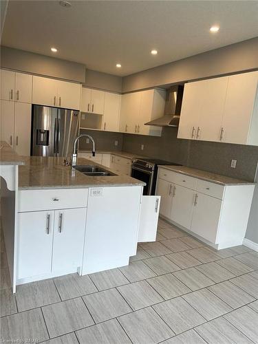 601 Florencedale Crescent, Kitchener, ON - Indoor Photo Showing Kitchen With Double Sink