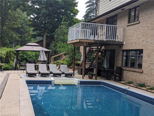 355 Edgehill Drive, Kitchener, ON - Outdoor With In Ground Pool