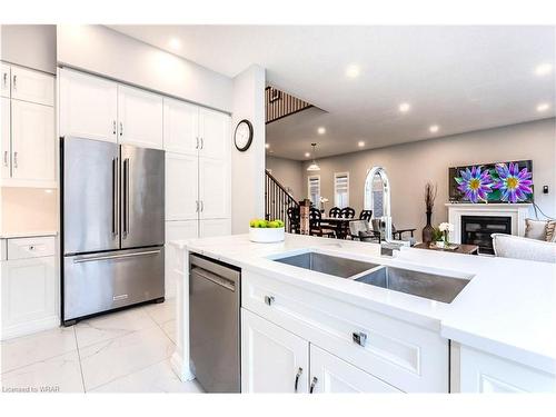 55 Spachman Street, Kitchener, ON - Indoor Photo Showing Kitchen With Double Sink