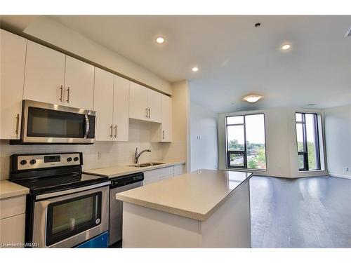 522-690 King Street W, Kitchener, ON - Indoor Photo Showing Kitchen With Stainless Steel Kitchen With Double Sink