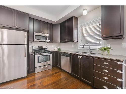 12 Oxfordshire Lane Lane, Kitchener, ON - Indoor Photo Showing Kitchen With Stainless Steel Kitchen With Double Sink