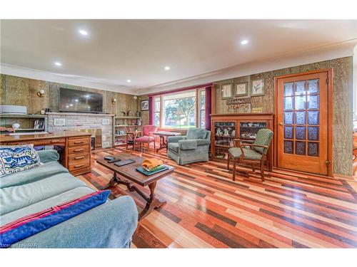 10 Lowell Street S, Cambridge, ON - Indoor Photo Showing Living Room With Fireplace