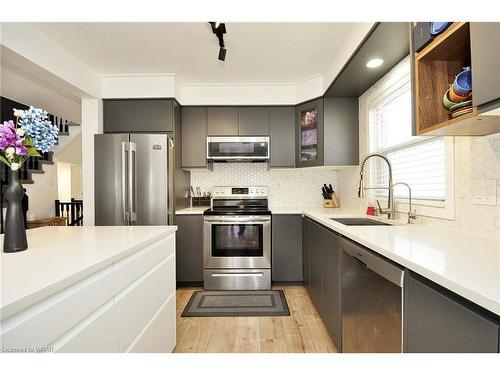 46 Dahlia Street, Kitchener, ON - Indoor Photo Showing Kitchen With Upgraded Kitchen