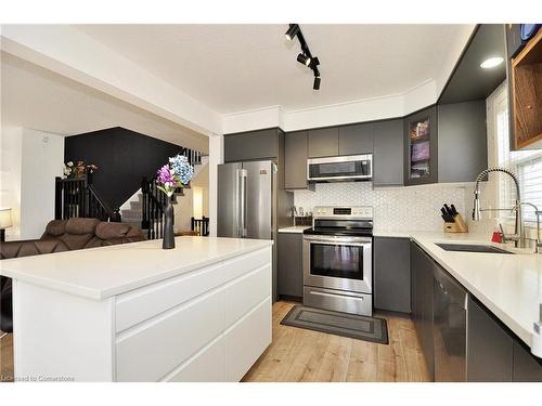 46 Dahlia Street, Kitchener, ON - Indoor Photo Showing Kitchen With Upgraded Kitchen