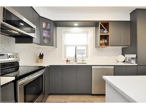 46 Dahlia Street, Kitchener, ON - Indoor Photo Showing Kitchen With Upgraded Kitchen