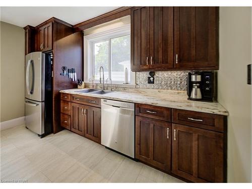 224 Grand River Street N, Paris, ON - Indoor Photo Showing Kitchen With Double Sink