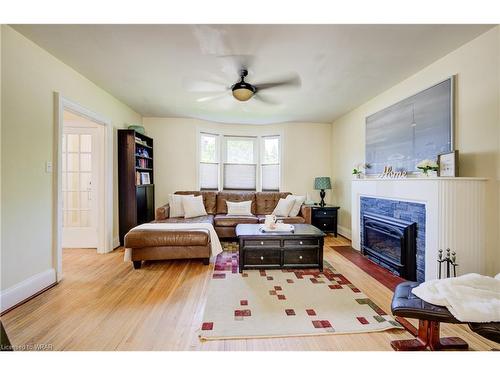 224 Grand River Street N, Paris, ON - Indoor Photo Showing Living Room With Fireplace