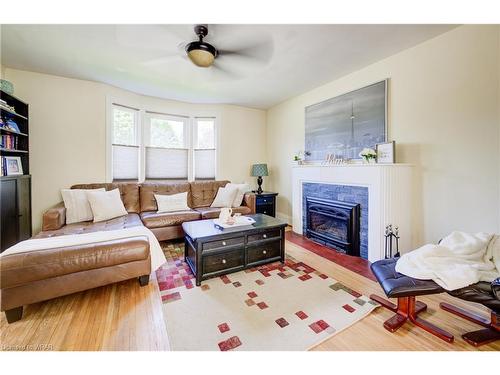 224 Grand River Street N, Paris, ON - Indoor Photo Showing Living Room With Fireplace