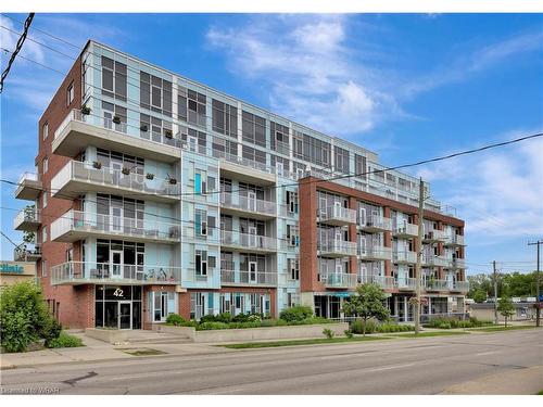 307-42 Bridgeport Road E, Waterloo, ON - Outdoor With Balcony With Facade