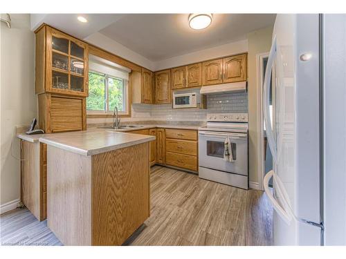 47 Kingston Crescent, Kitchener, ON - Indoor Photo Showing Kitchen With Double Sink