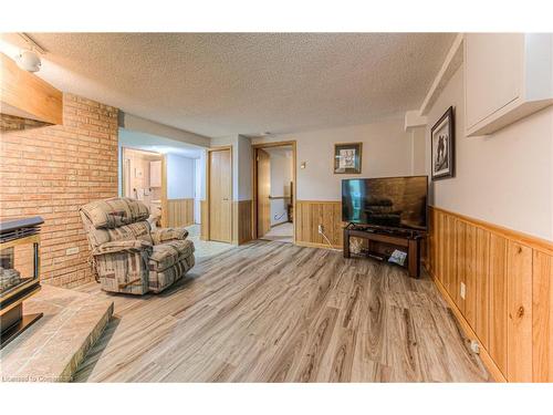 47 Kingston Crescent, Kitchener, ON - Indoor Photo Showing Living Room With Fireplace