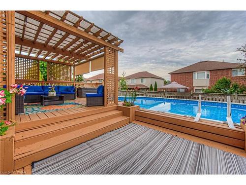 300 Granite Hill Road, Cambridge, ON - Outdoor With Above Ground Pool With Exterior