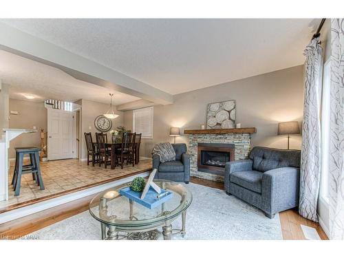 26 Periwinkle Street, Kitchener, ON - Indoor Photo Showing Living Room With Fireplace