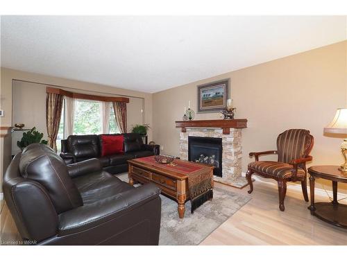 336 Northlake Drive, Waterloo, ON - Indoor Photo Showing Living Room With Fireplace