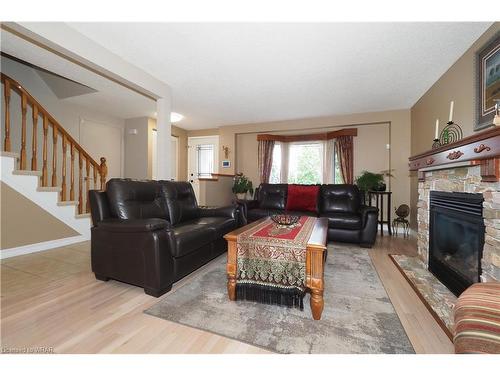 336 Northlake Drive, Waterloo, ON - Indoor Photo Showing Living Room With Fireplace