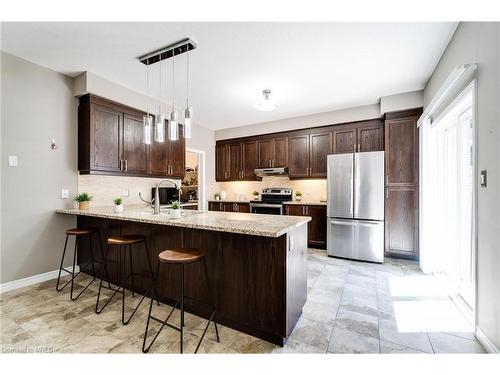 20 Fraserwood Court, Cambridge, ON - Indoor Photo Showing Kitchen With Stainless Steel Kitchen With Upgraded Kitchen