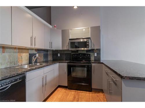 201-276 King Street W, Kitchener, ON - Indoor Photo Showing Kitchen