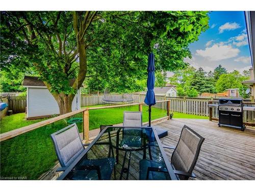 206 Forestwood Drive, Kitchener, ON - Outdoor With Deck Patio Veranda