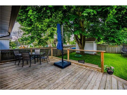 206 Forestwood Drive, Kitchener, ON - Outdoor With Deck Patio Veranda With Exterior