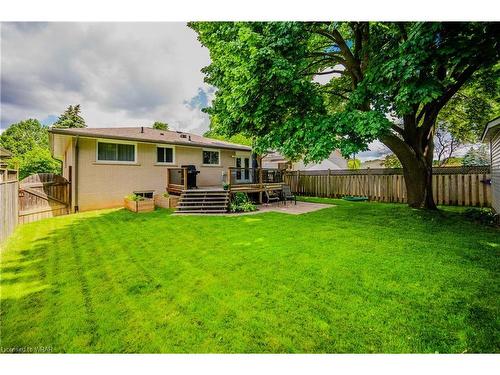 206 Forestwood Drive, Kitchener, ON - Outdoor With Deck Patio Veranda With Backyard